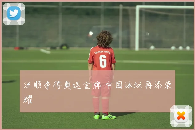 汪顺夺得奥运金牌 中国泳坛再添荣耀
